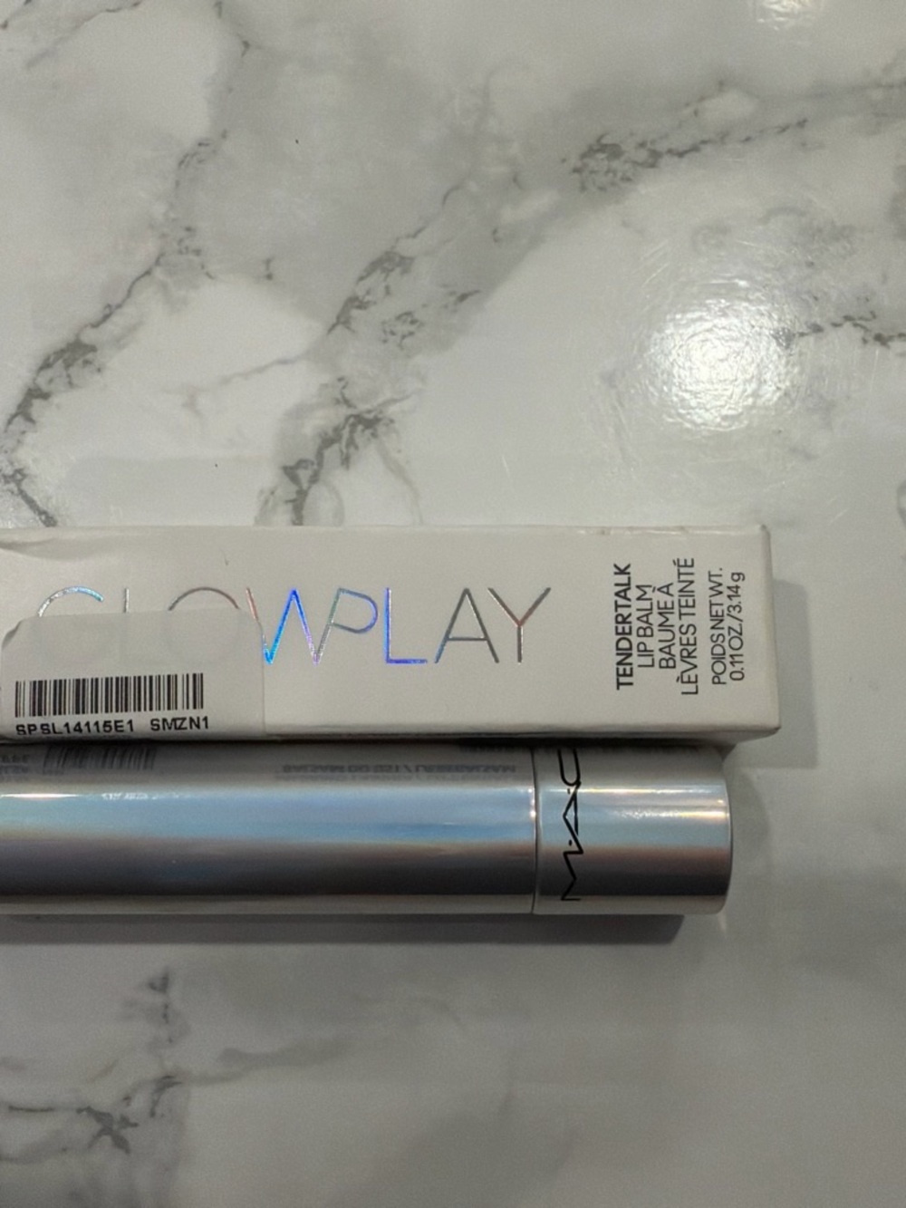 MAC Cosmetics Tendertalk Lip Balm - Silver Metallic
